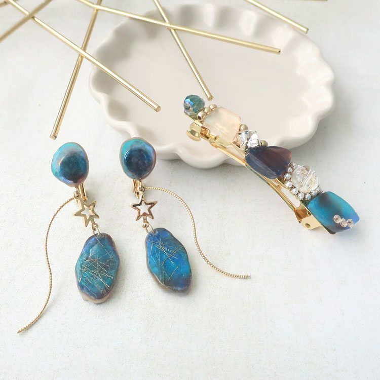 チェーン（星・透かし） G5 約20cm｜アクセサリー用チェーン【パーツ