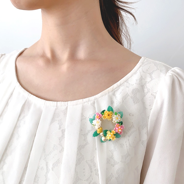 レジン猫ちゃん ブルーフラワーA 【公式通販】