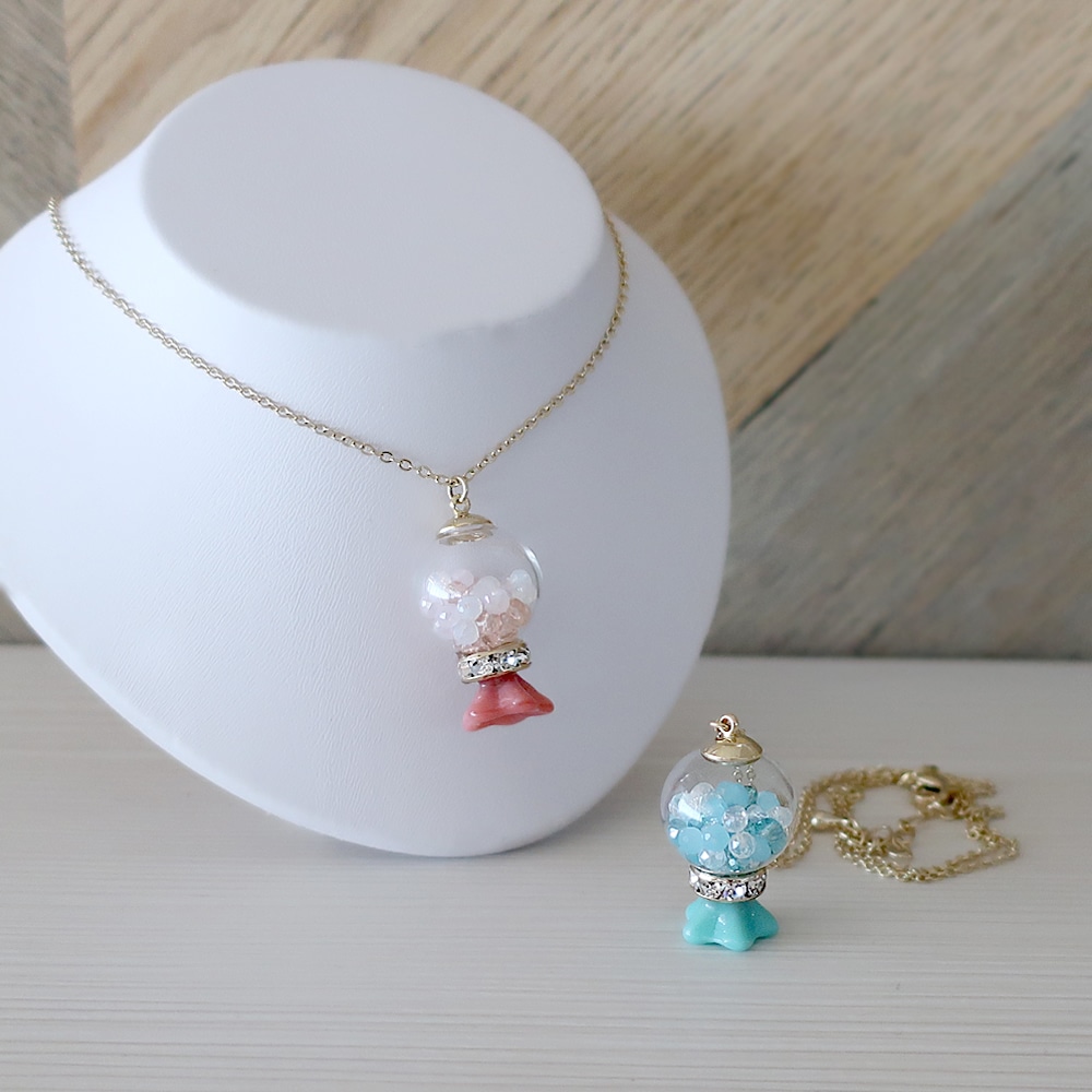 ガラスドーム ラウンド（片穴） CR 約18mm｜ガラス素材・アクセサリー
