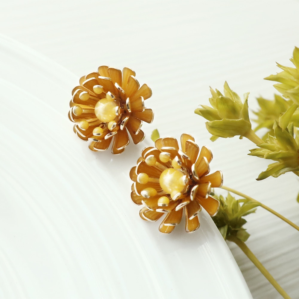 メタルパーツ 花芯 G5 約12×12×5mm(大袋)｜メタル素材パーツ