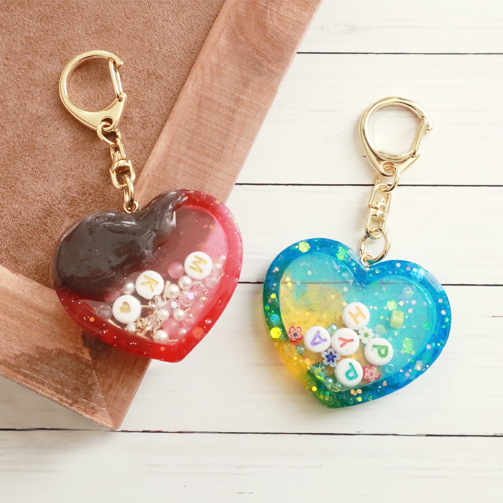 ひとくちでいいから。　レジンキーホルダー　チャーム　シェイカー ひとくちでいいから。 レジンキーホルダー チャーム シェイカー レジン