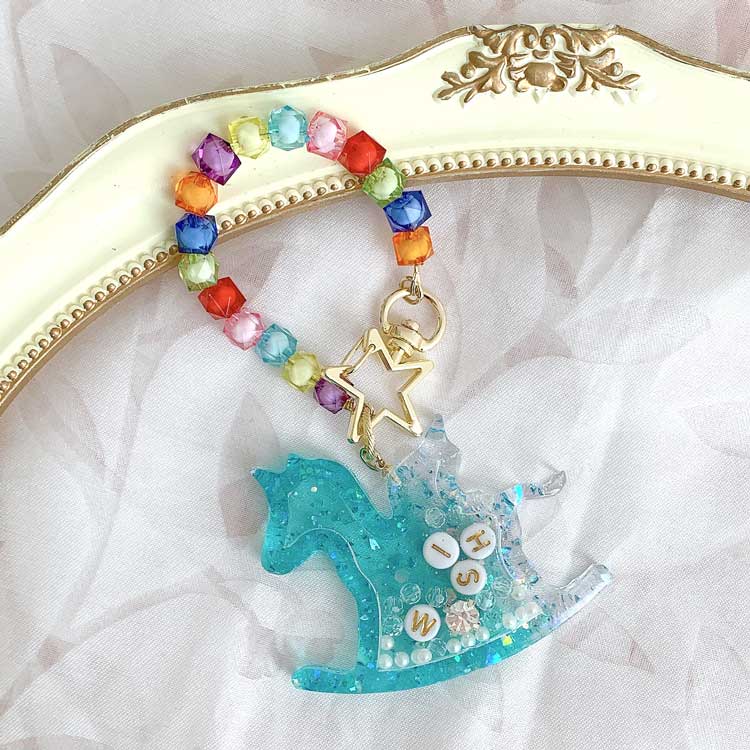 キーホルダー カラビナ（星） R ｜雑貨用金具・アクセサリーパーツ
