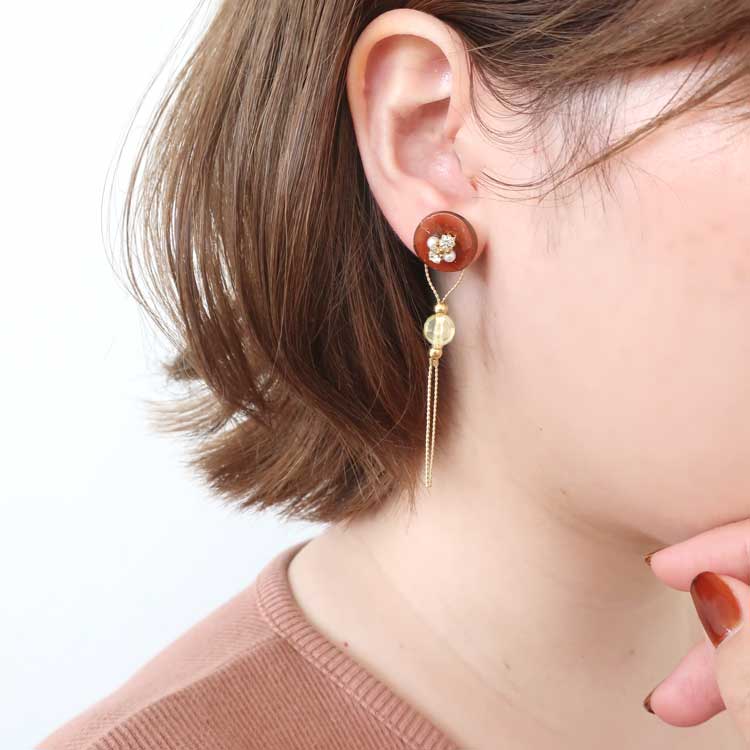 レジンで作る グラデーションリングと2wayピアス | ビーズ・パーツなど 