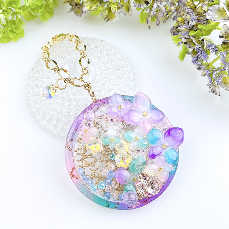 レジンで作る 紫陽花シェイカー | ビーズ・パーツなどのハンドメイド